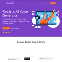 Free Text to Speech Online | AI Realistic Voice Generator | Notevibes