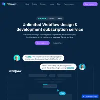 Flowout: Unlimited Webflow design & development subscription service