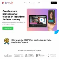 Brivvio | Create more professional videos in less time, for less money
