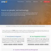 Social Login, Single Sign-On & CIAM solutions as a service | www.oneall.com