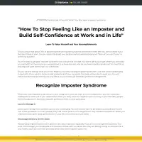 Overcome Imposter Syndrome