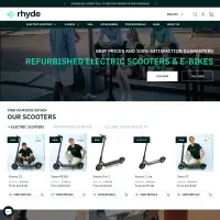Rhyde - Refurbished Electric Scooters & e-bikes– rhyde.co