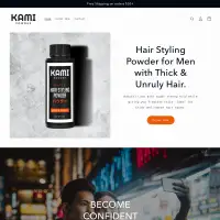 Kami Powder | Men's Hair Styling Product for Thick Hair - Strong Hold