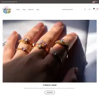 3AtomsJewel | Dainty, Elegant, Classic Colored Gem Everyday Jewelry