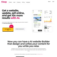 AI Website Builder - Create Your Site in Seconds - Kleap