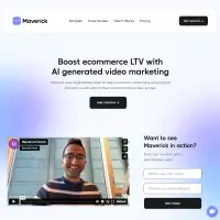 Maverick - AI Generated Personalized Videos at Scale | Ecommerce Video Marketing