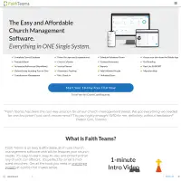 Church Management Software | Easy & Affordable | Faith Teams