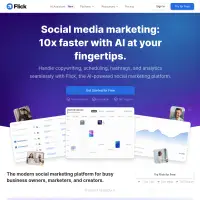 Flick: Social Media Marketing Platform