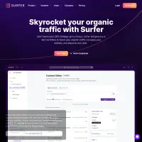 Surfer - Skyrocket your organic traffic