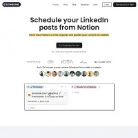 Schedule your LinkedIn posts from Notion for free • Scheduled