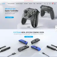 YCCTEAM game controllers, accessories for Nintendo Switch, PS, XBOX