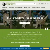 Treehouse Supplies, Plans, Brackets, Bolts, Kits, Zip Lines