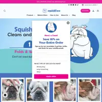 Clean Dog Wrinkles Remove Dog Tear Stains | Paste & Wipes | Squishface