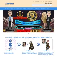 Brand Custom Bobbleheads Gift. Online Proof. Amazing Likeness & Qualit