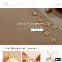 18K Gold Personalized Jewelry | Mom Gift | Free Customization – TDC Jewellery