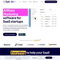 Tolt - Affiliate Marketing Software for SaaS Startups
