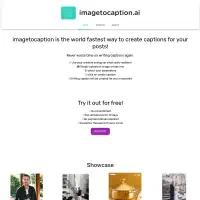 imagetocaption is the world fastest way to create captions for your posts!