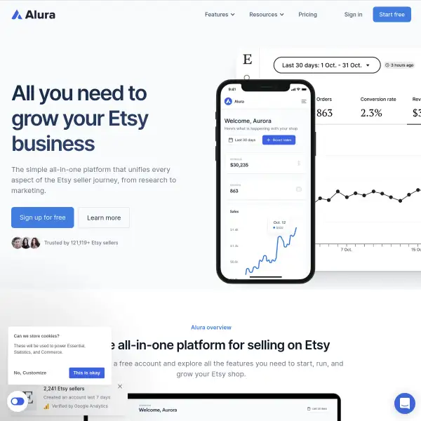 Alura - All you need to grow your Etsy business