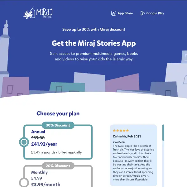 Miraj Stories - Digital discovery at your fingertips