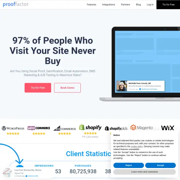 Proof Factor | Social Proof Marketing