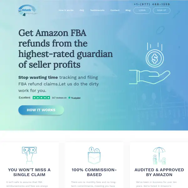 Amazon FBA Reimbursements by Refunds Manager|FBA sellers