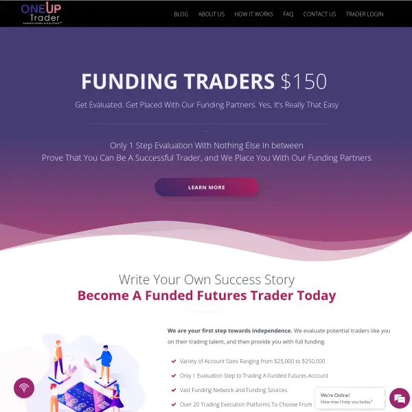 OneUp Trader | The Best Funded Trader Program