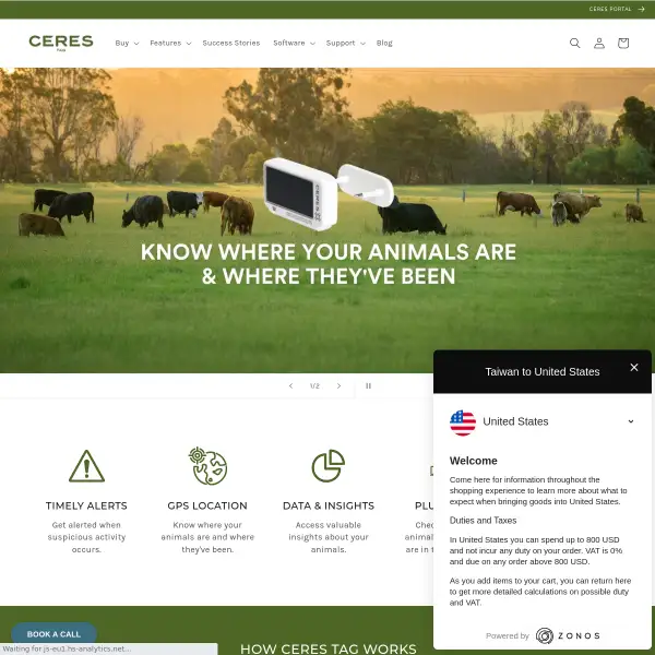 Ceres Tag | Shop GPS Animal Monitoring Ear Tags