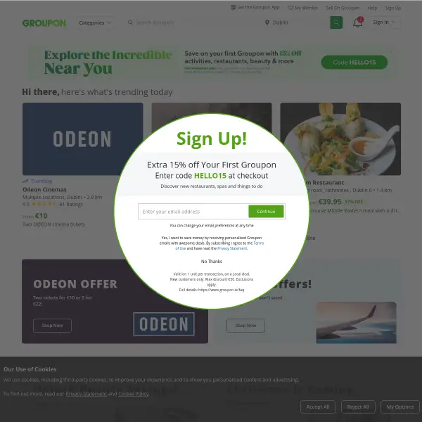 Groupon® Official Site | Online Shopping Deals and Coupons | Save Up to 70% off