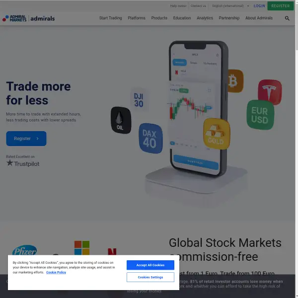 Trade Forex, CFDs, metals & more with authorized online broker