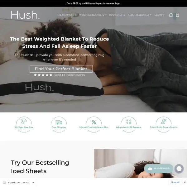 The Best Weighted Blankets for Sleep and Anxiety – Hush Blankets