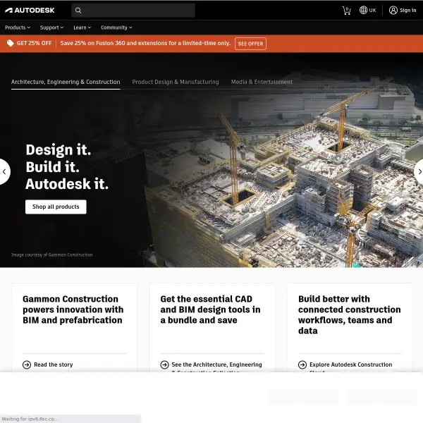 Autodesk | 3D Design, Engineering & Entertainment Software