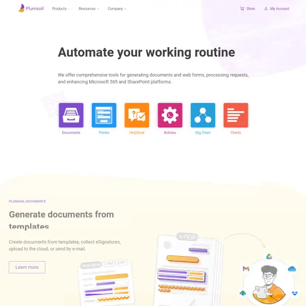 Plumsail - business workflow automation software