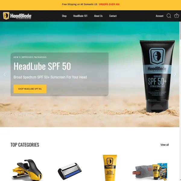 HeadBlade® | Ultimate Head Shaving Razor & Head Care Products