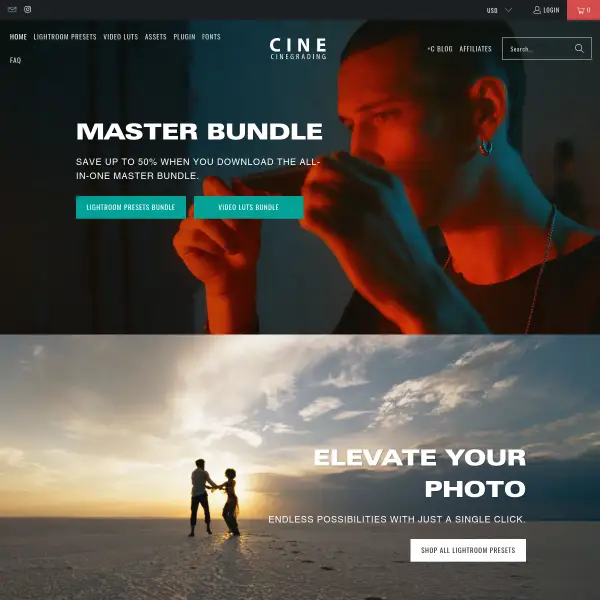 Premium Lightroom Presets and Video Tools | Cinegrading