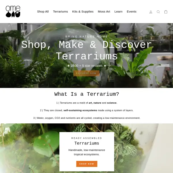 ome | Terrariums and Living Art | Bristol UK