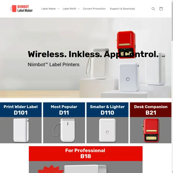 Niimbot™ Label Maker Printer & Label Refill – Niimbot Label Maker