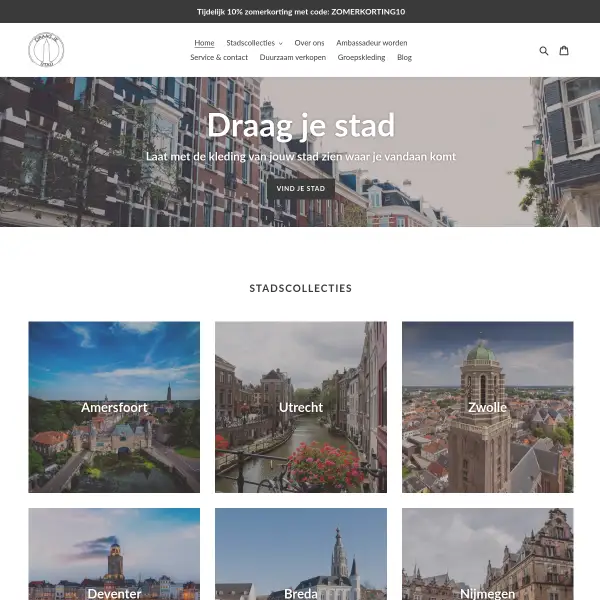 Draag je stad - Kledingcollecties van iconische gebouwen uit jou stad.– Draag Je Stad