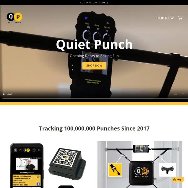 Quiet Punch | Smart Home Punching Bag