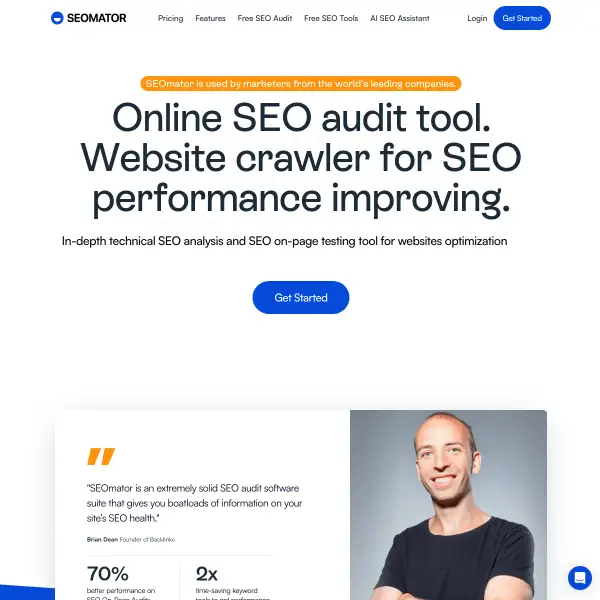 SEO Audit Tool and SEO Website Analysis - Seomator