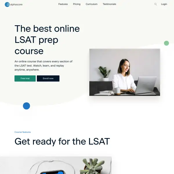 Online LSAT Courses & Test Prep Resources by AlphaScore