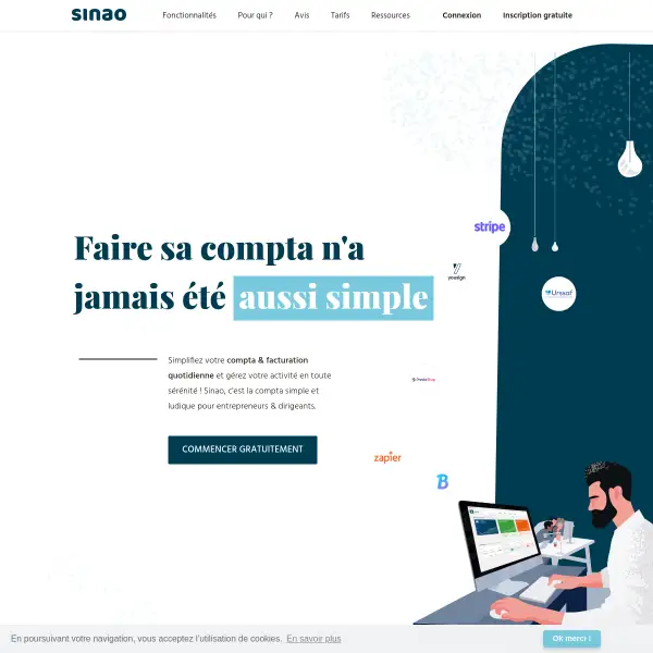 Logiciel Comptabilité Facturation le plus Simple - Sinao