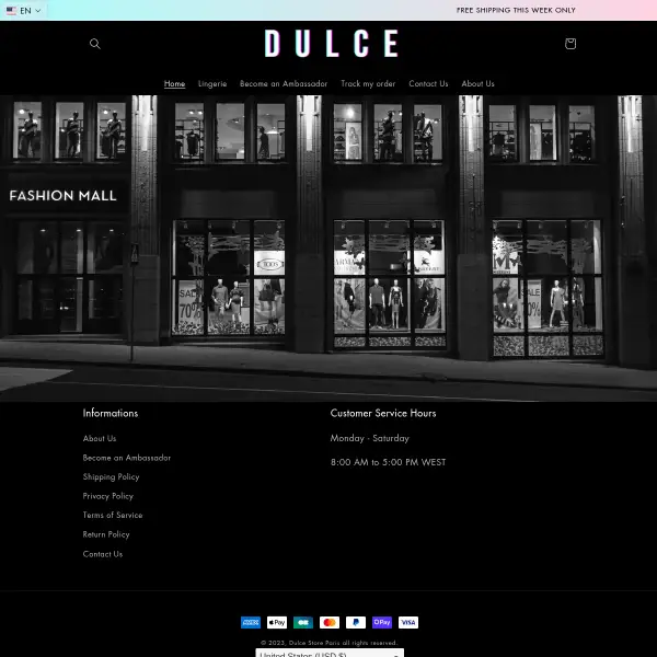 DULCE STORE PARIS | – Dulce Store Paris