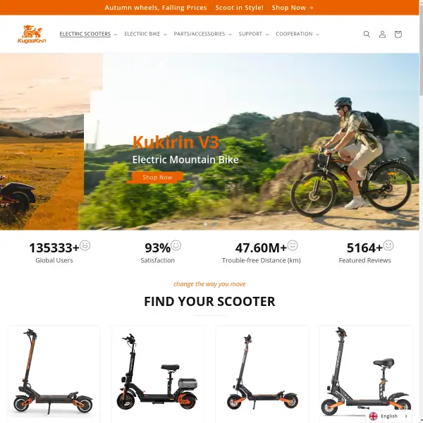 KUGOO Official Website - Professional Electric Scooter Manufacturer       – KugooEU Scooter