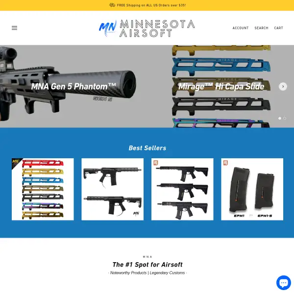 Minnesota Airsoft ™ | Leading Custom Airsoft Guns & Accessories