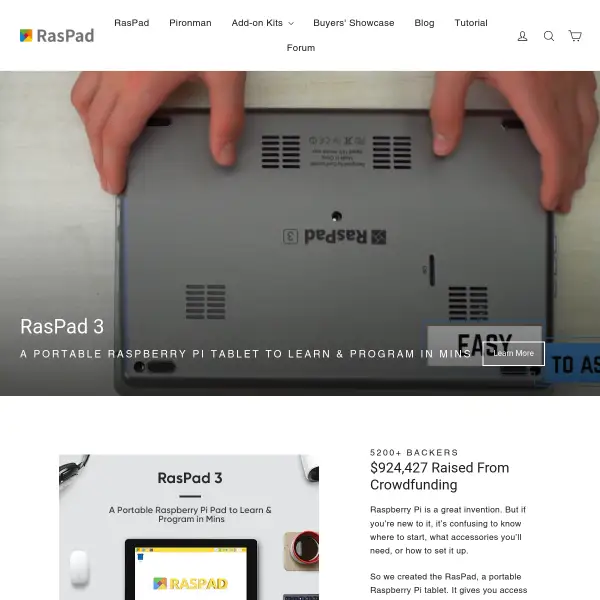 RasPad | Raspberry Pi Tablet For Your Creative Projects– RasPad | World's First Raspberry Pi Tablet