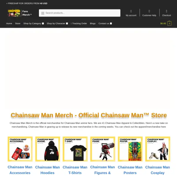 Chainsaw Man Shop ⚡️OFFICIAL ®Chainsaw Man Merch Store