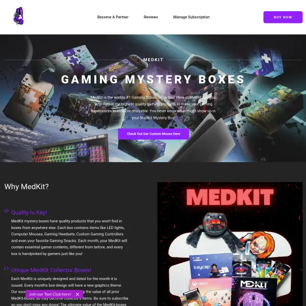 MedKit® Gaming Mystery Boxes– MedKit Mystery Boxes