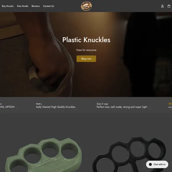 NoMetalKnucks - Plastic Knuckles