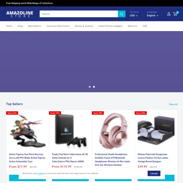 Amazoline online mall | Electronics | Gadgets | Beauty | Jewelry