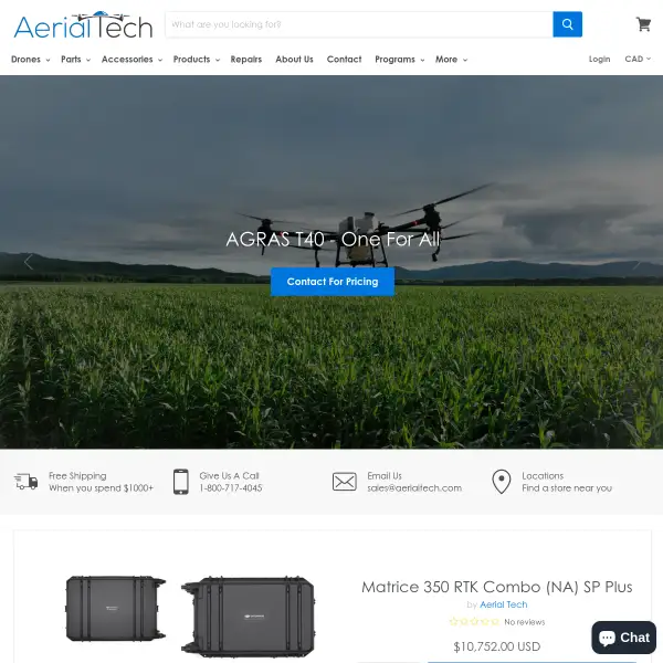 Canadian Drone Supply and Servicing — AerialTech